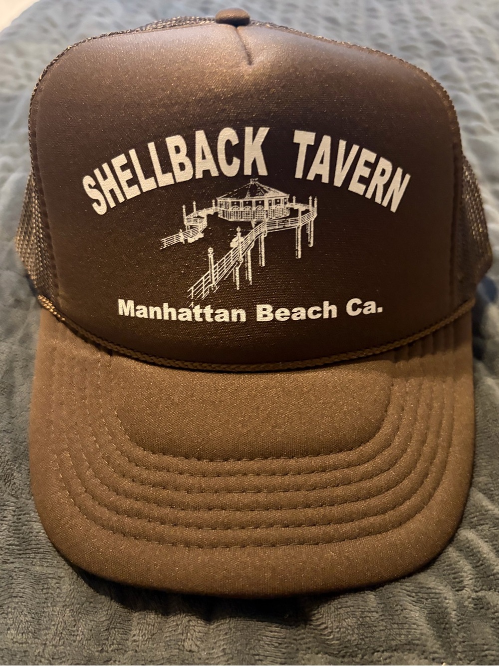 Shellback Tavern Manhattan Beach Brown Trucker Hat